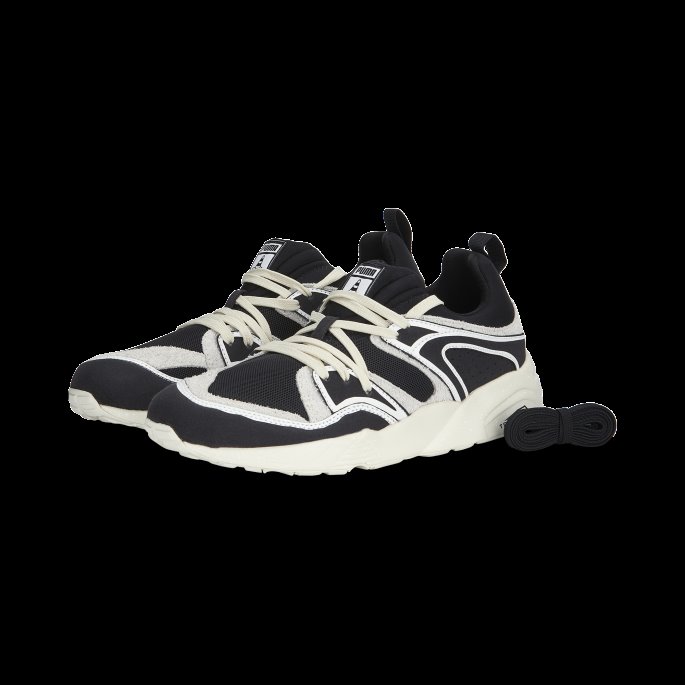 Svart-nimbus Sky-hvit Puma På Tilbud X Joshua Vides Blaze Of Glory Joggesko