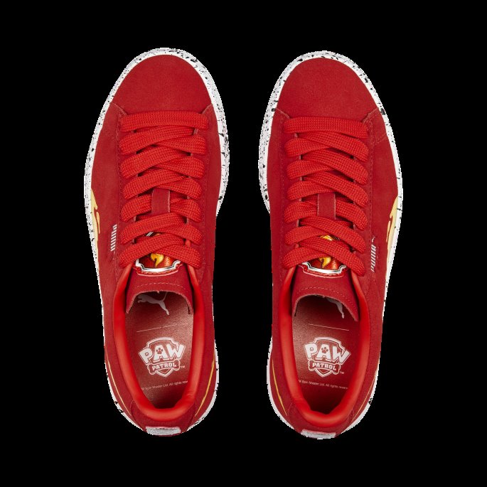 Puma På Tilbud X Paw Patrol Semsket Sneakers Ungdom Høyrisiko Rød-hvit