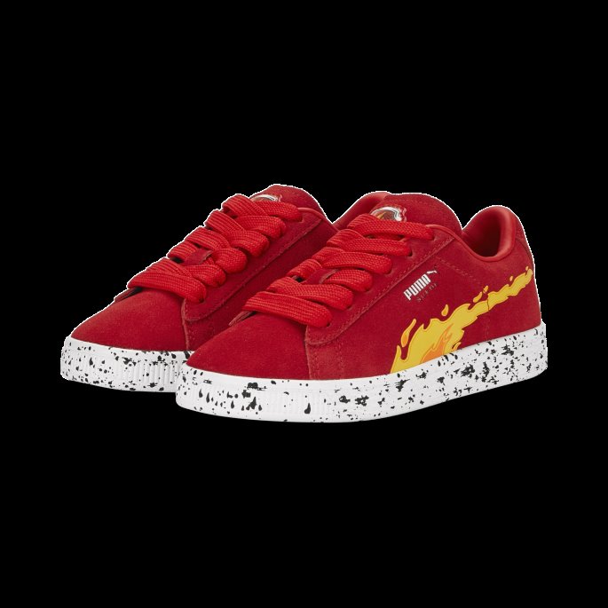 Puma På Tilbud X Paw Patrol Marshall Semsket Små Barnesko Høyrisiko Rød-hvit