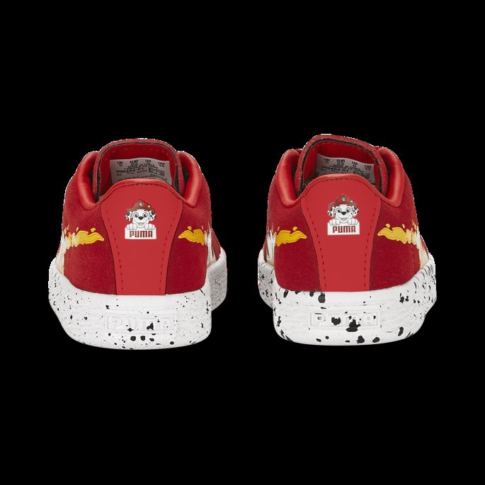 Puma På Tilbud X Paw Patrol Semsket Skinn Alternativ Lukking Joggesko Babyer Høyrisiko Rød-hvit