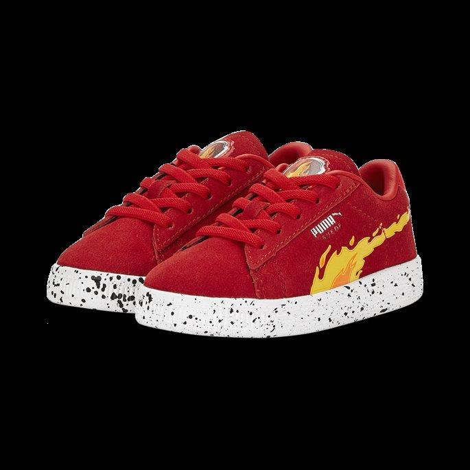 Puma På Tilbud X Paw Patrol Marshall Semsket Småbarnssko Høyrisiko Rød-hvit