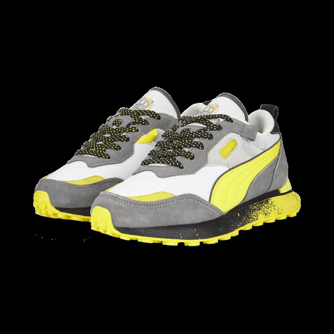 Puma På Tilbud X Paw Patrol Rider Fv Joggesko Ungdom Castlerock-flammende Gul