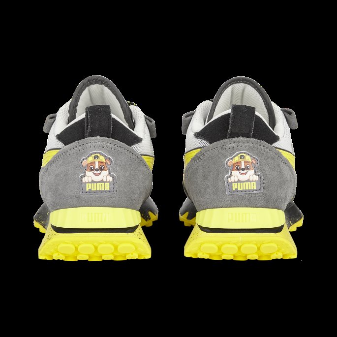 Puma På Tilbud X Paw Patrol Rider Fv Joggesko Ungdom Castlerock-flammende Gul