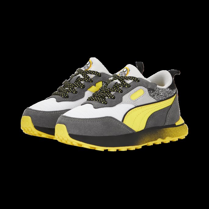 Puma På Tilbud X Paw Patrol Rider Fv Joggesko Barn Castlerock-flammende Gule