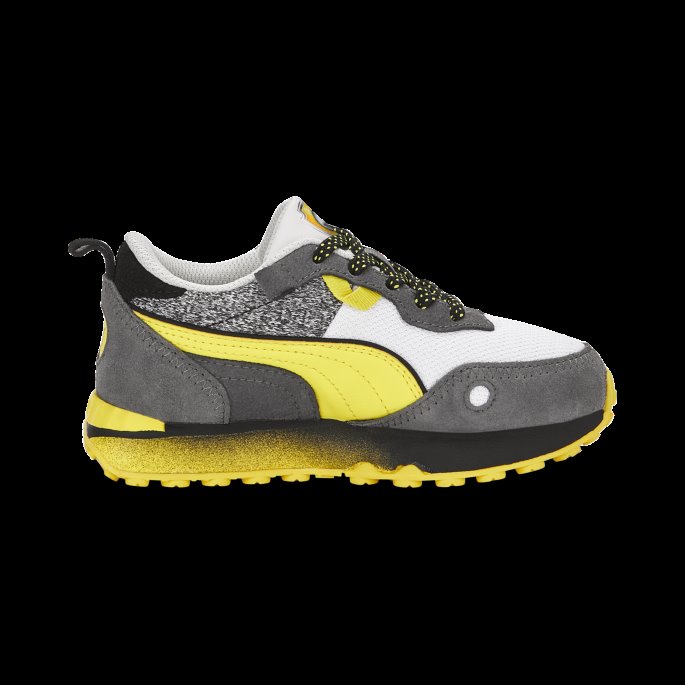 Puma På Tilbud X Paw Patrol Rider Fv Joggesko Barn Castlerock-flammende Gule