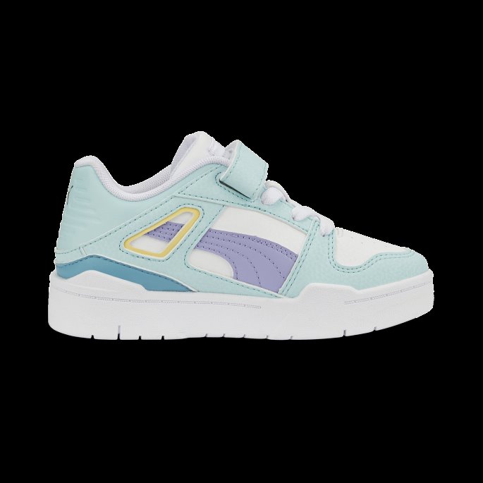 Hvit-aqua-søt Lavendel Slipstream Jenter Alternativ Lukking Barnejoggesko Puma På Tilbud