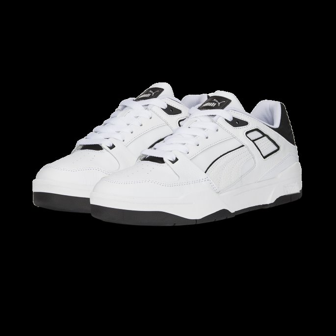 Puma På Tilbud Hvit-svarte Slipstream Joggesko