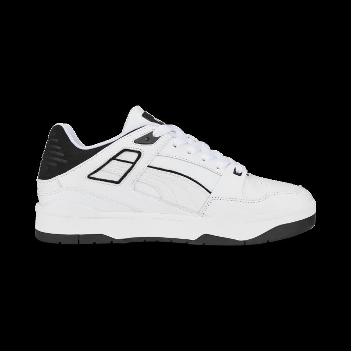 Puma På Tilbud Hvit-svarte Slipstream Joggesko