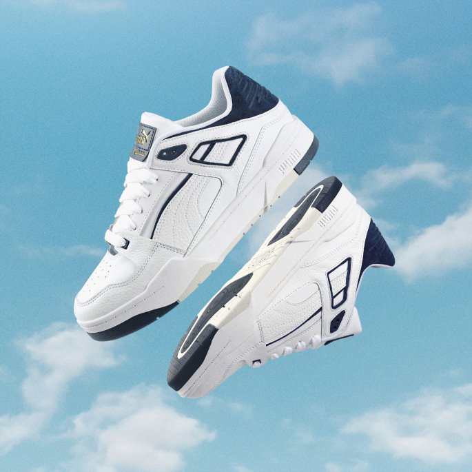 Slipstream Joggesko Hvit-peacoat-nimbus Cloud Puma På Salg