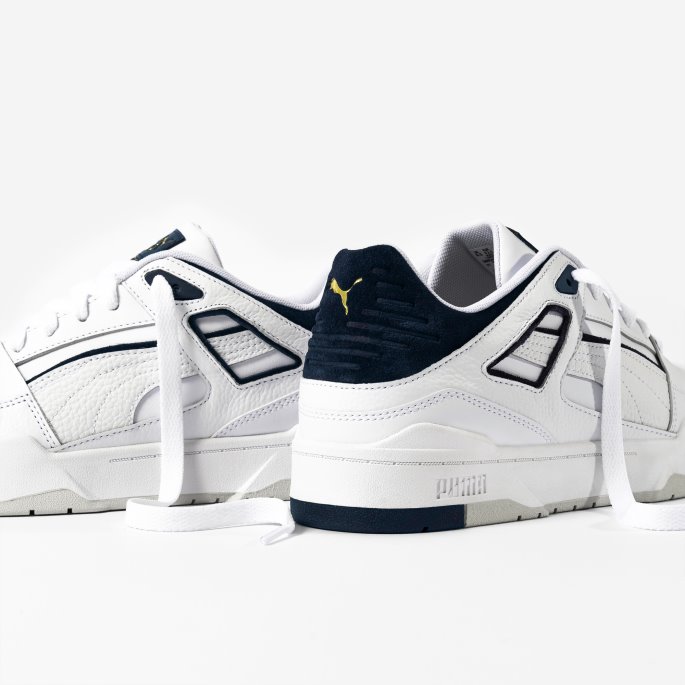 Puma På Tilbud Hvit-peacoat-nimbus Sky Slipstream Joggesko