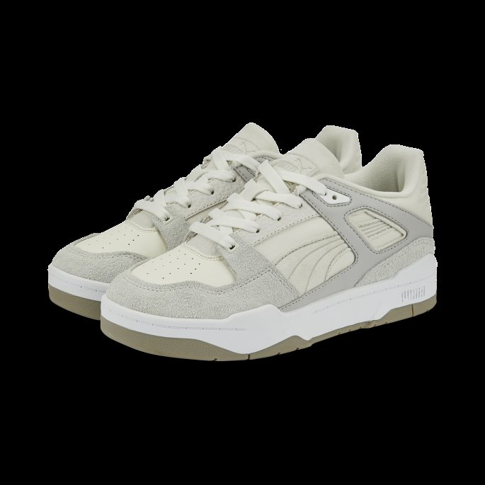 Grå-hvit-grå Fiolett Puma På Salg Slipstream First Sense Dame Joggesko