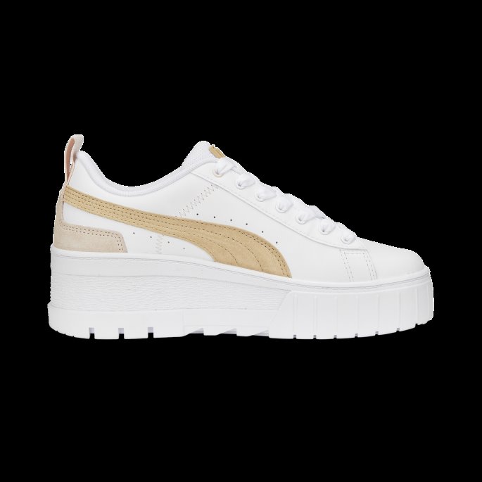 Mayze Wedge Pastell Dame Joggesko Hvit-lys Sand Puma På Salg