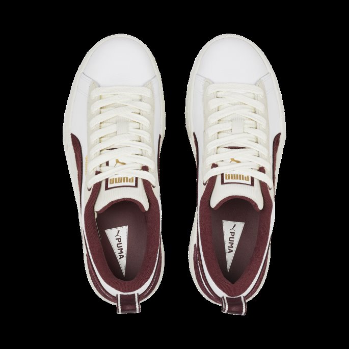 Mayze Wedge Ivy League Dame Joggesko Puma På Tilbud Hvit-aubergine