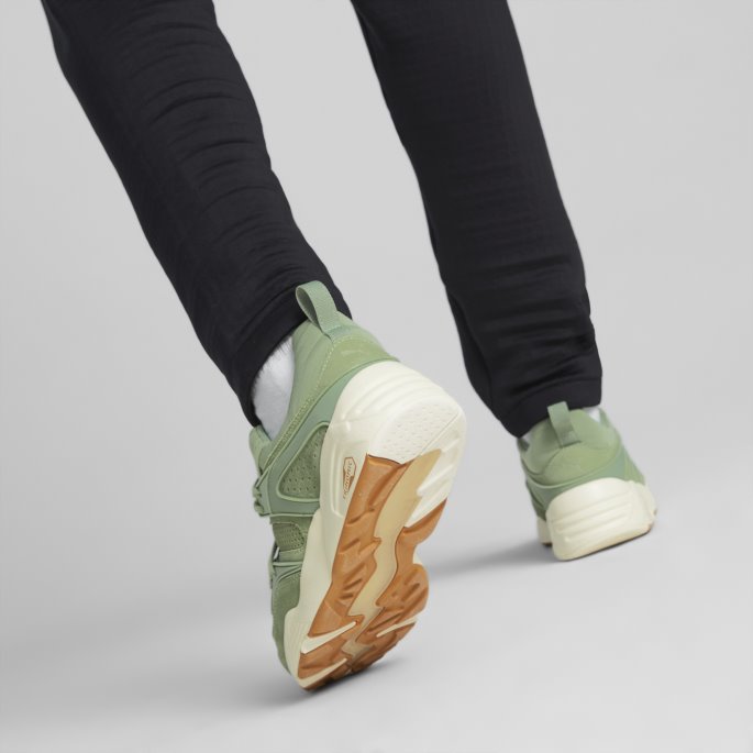 Støvete Grønn-ørkenbrun Mmq Blaze Of Glory Joggesko Puma På Tilbud