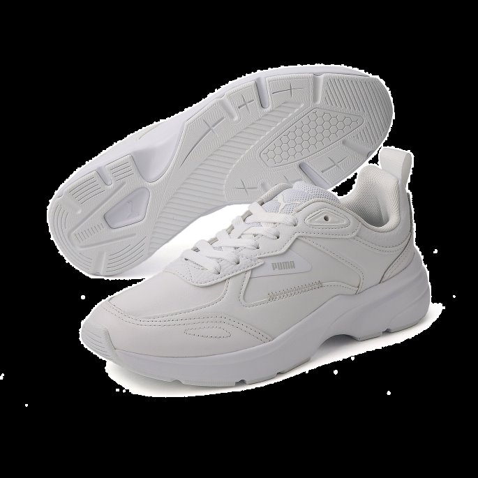 Fs Runner Skinn Joggesko Dame Puma På Tilbud Hvit