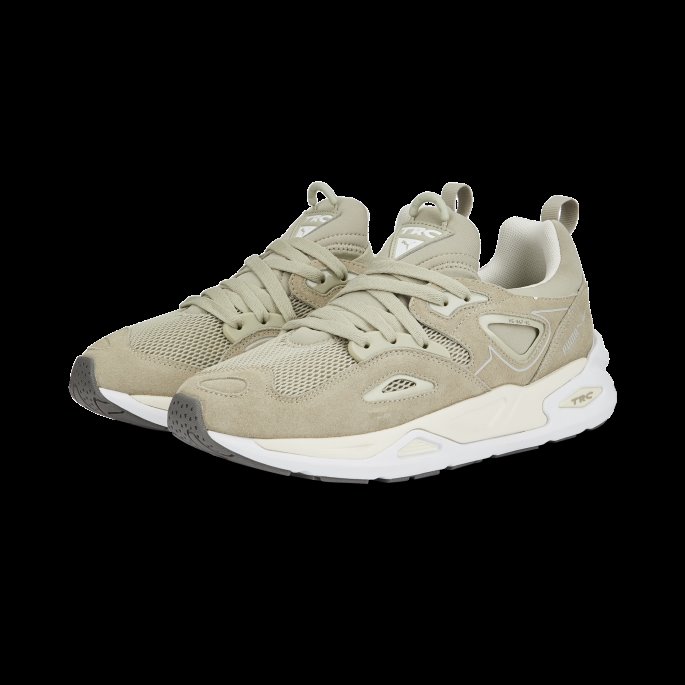 Puma På Tilbud Trc Blaze Tonal Joggesko Pebble Grå-hvisker Hvit