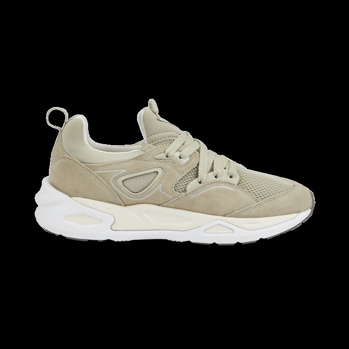 Puma På Tilbud Trc Blaze Tonal Joggesko Pebble Grå-hvisker Hvit