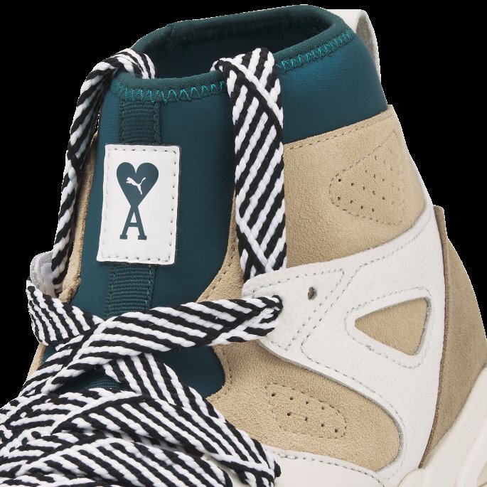 Marshmallow-light Sand Puma På Tilbud X Ami Trc Blaze Mid Joggesko