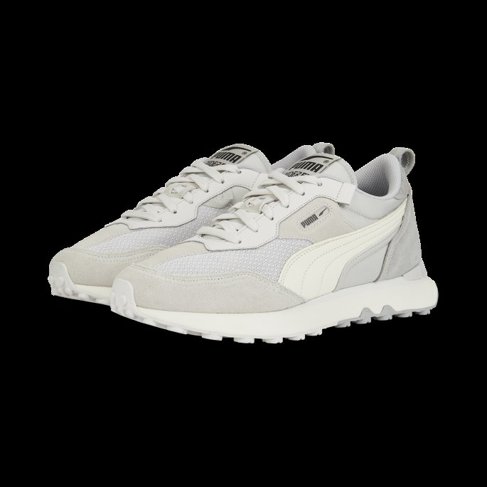 Nimbus Sky-grå Fiolett Puma På Tilbud Rider Fv Block Joggesko