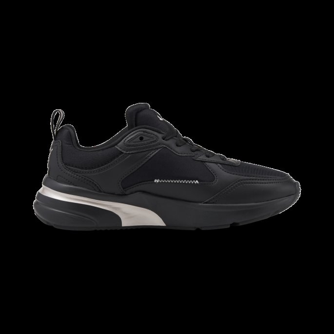 Puma På Tilbud Svart Fs Runner Metallic Joggesko Dame