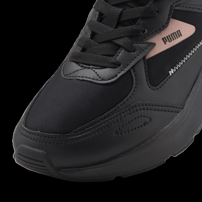 Puma På Tilbud Svart Fs Runner Metallic Joggesko Dame