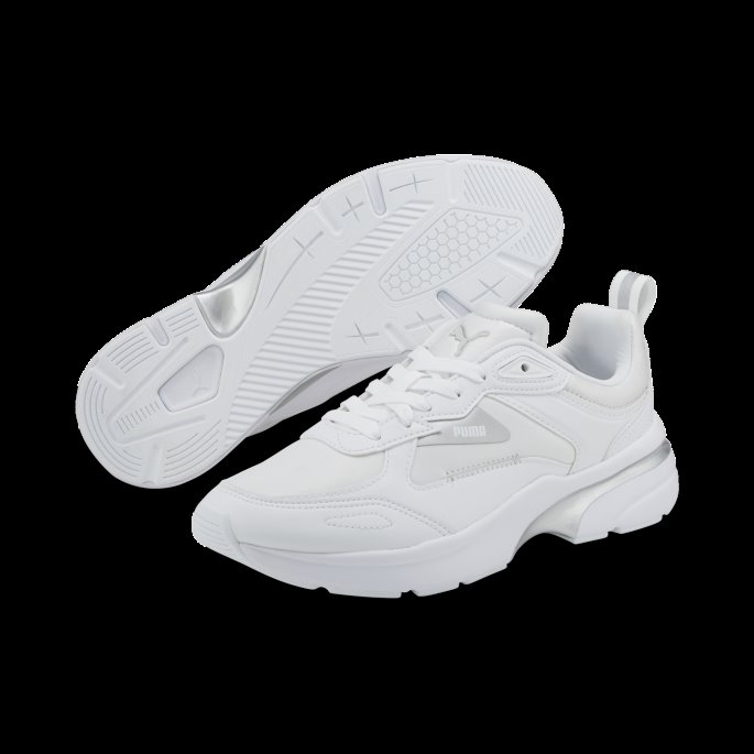 Hvit Fs Runner Metallic Joggesko Dame Puma På Tilbud