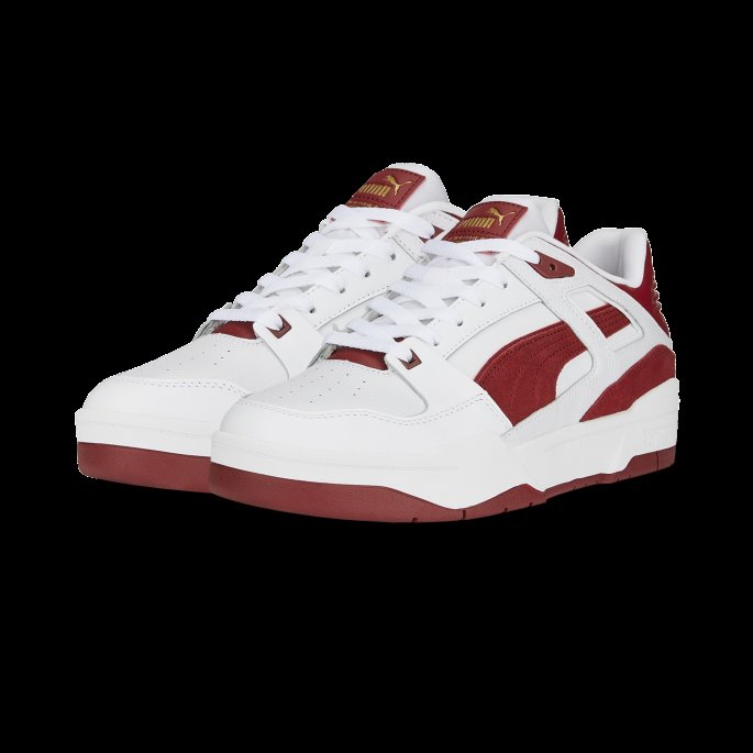Slipstream Semsket Fs Sneakers Puma På Tilbud Hvit-intens Rød