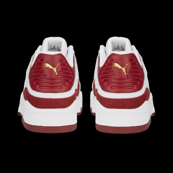 Slipstream Semsket Fs Sneakers Puma På Tilbud Hvit-intens Rød