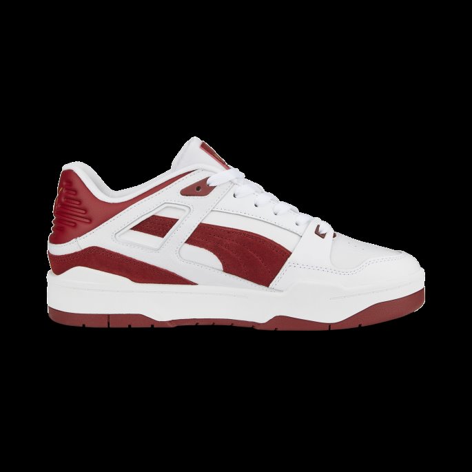 Slipstream Semsket Fs Sneakers Puma På Tilbud Hvit-intens Rød