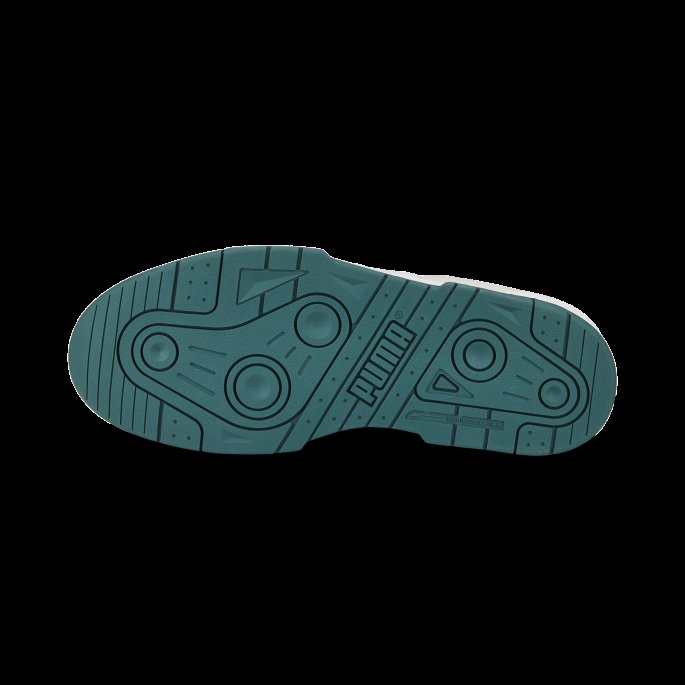 Hvit-svart-varsity Grønn Slipstream Semsket Fs Sneakers Puma På Tilbud