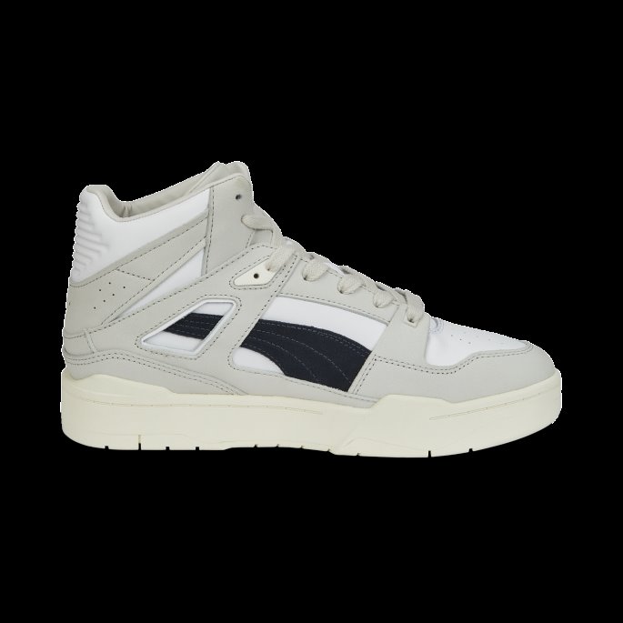 Puma På Tilbud Hvit-grå-marshmallow Slipstream Hi Lux Joggesko