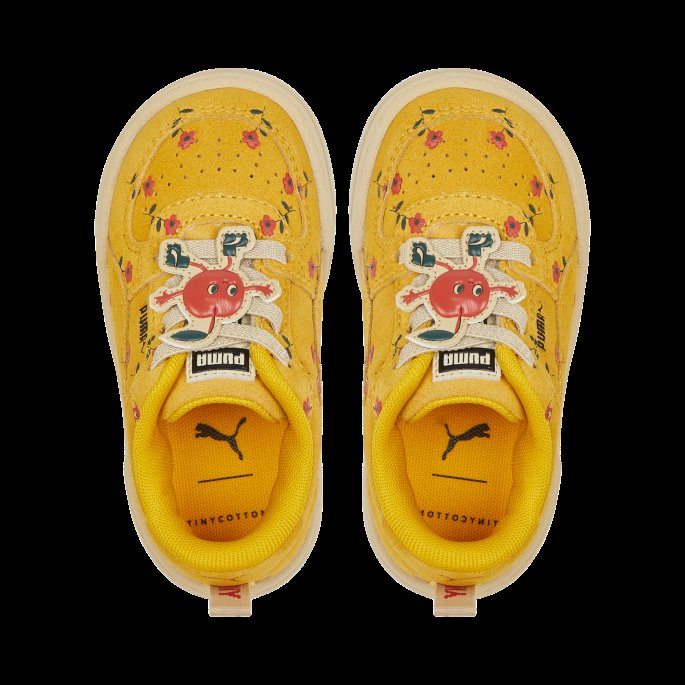 Puma På Tilbud X Bittesmå Bomull Ca Pro-printede Småbarnssko Mandarin-safari
