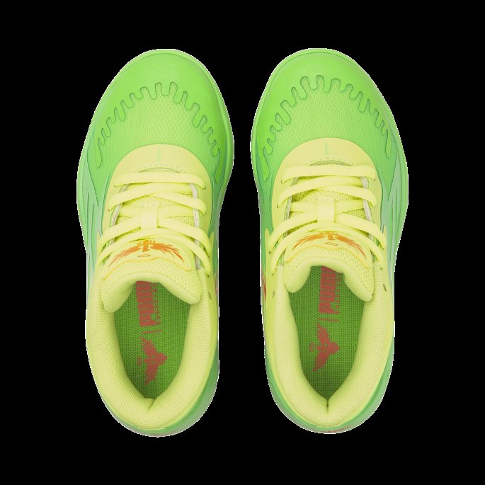 Lime Squeeze-fluo Grønn Puma På Tilbud Mb.02 Slime Små Barnesko