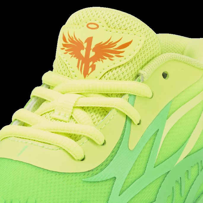 Lime Squeeze-fluo Grønn Puma På Tilbud Mb.02 Slime Små Barnesko