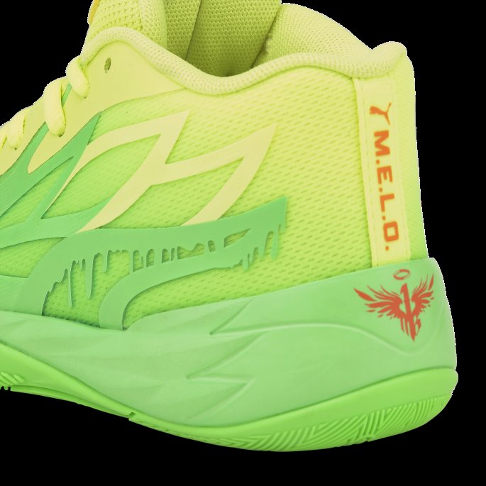 Lime Squeeze-fluo Grønn Puma På Tilbud Mb.02 Slime Små Barnesko