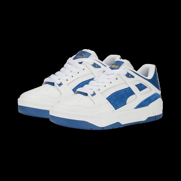 Slipstream Semsket Fs Sneakers Store Barn Hvit-lake Blå Puma På Tilbud