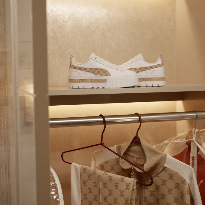 Hvit Mayze Trend 7etter Dame Joggesko Puma På Tilbud