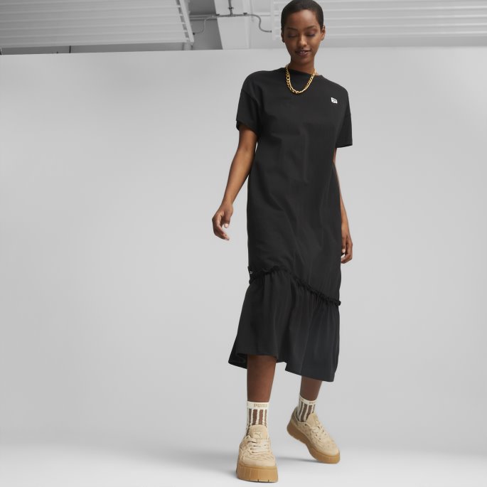 Mayze Stack Edgy T7 Sneakers For Kvinner Light Sand Puma På Tilbud