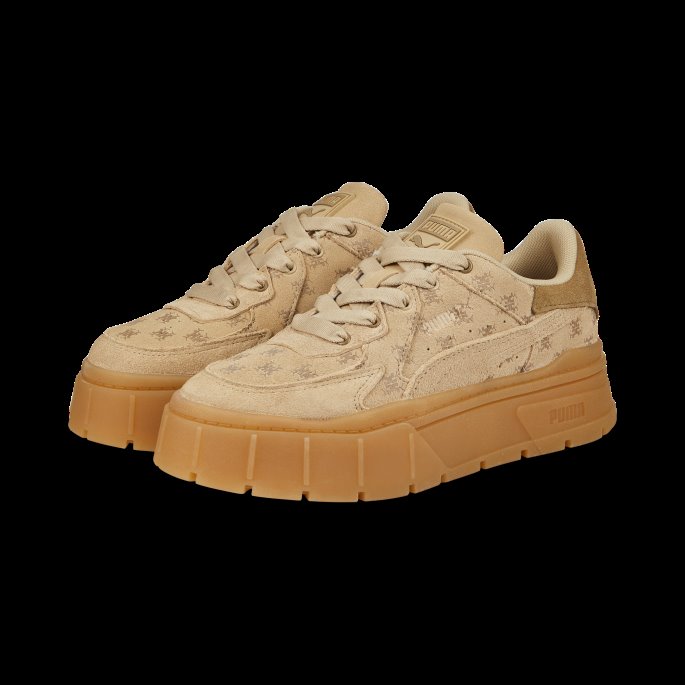 Mayze Stack Edgy T7 Sneakers For Kvinner Light Sand Puma På Tilbud