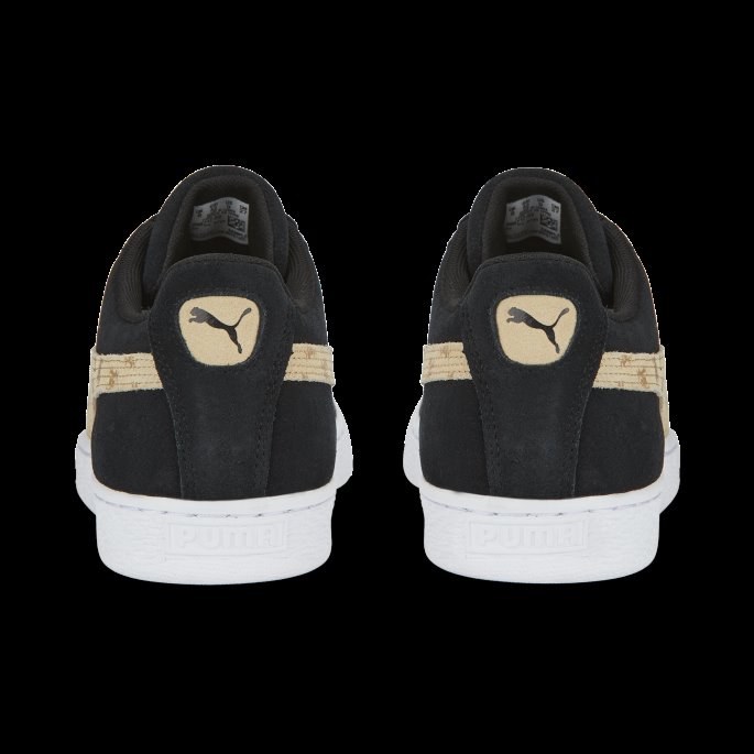 Puma På Tilbud Svart-lys Sand-hvit Semsket T7 Sneakers
