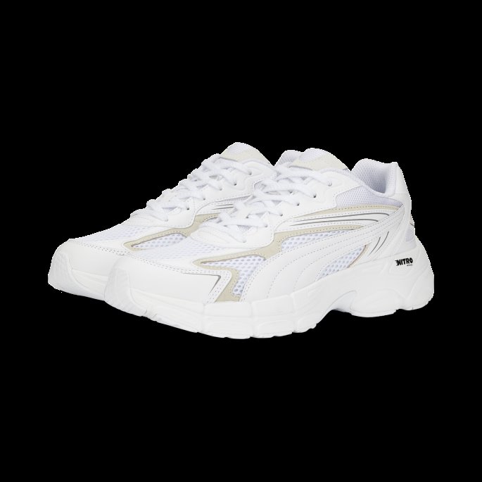 Hvite Teveris Base Nitro Joggesko Puma På Tilbud