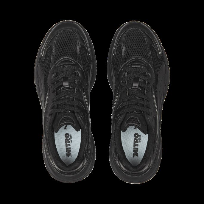 Puma På Tilbud Svarte Teveris Base Nitro Joggesko