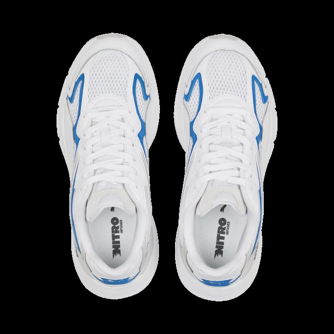 Teveris Base Nitro Joggesko Puma På Tilbud Hvit-hvit-team Royal