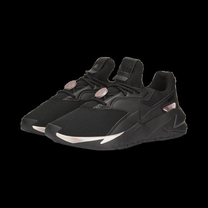 Svart Puma På Tilbud Fier Nitro Metallic Joggesko For Kvinner