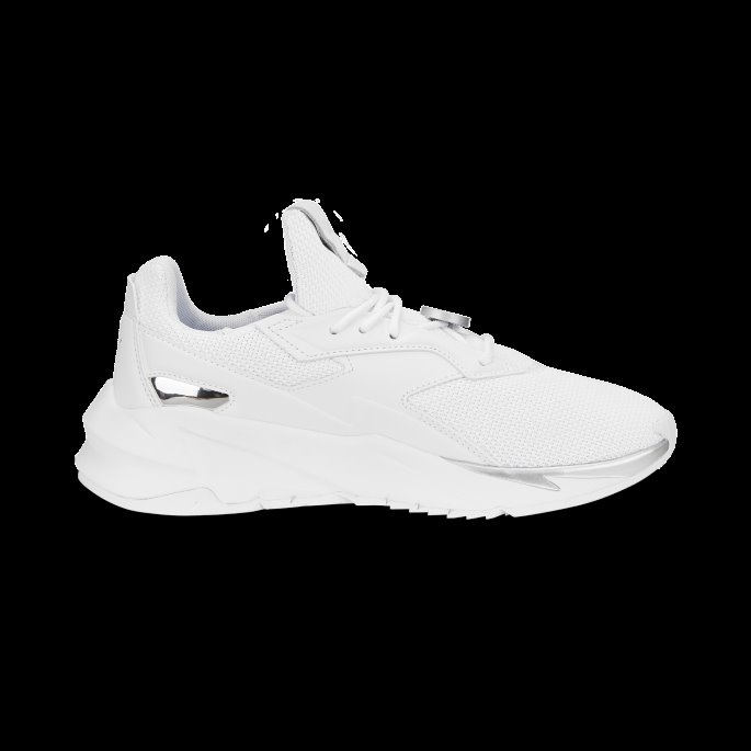 Hvite Fier Nitro Metallic Joggesko For Kvinner Puma På Salg