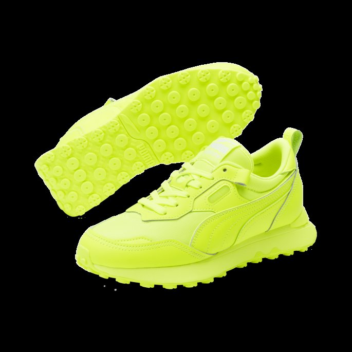 Lime Squeeze Puma På Tilbud Rider Fv Summer Squeeze Sitron Lime Dame Joggesko