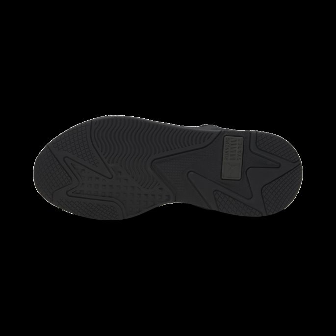 Puma På Tilbud Svart-svart Rs-x Mid Skinn Joggesko