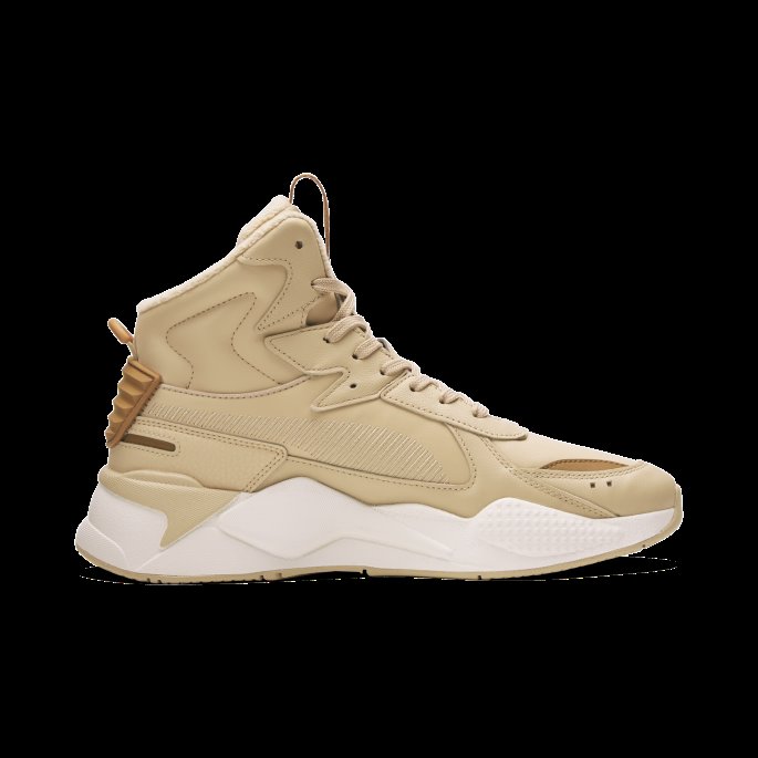 Rs-x Mid Leather Joggesko Puma På Tilbud Lett Sand-lett Sand