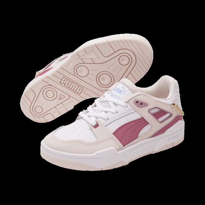 Puma På Tilbud Hvit-støvet Orkidé-øy Rosa Slipstream Sensualistiske Joggesko For Kvinner