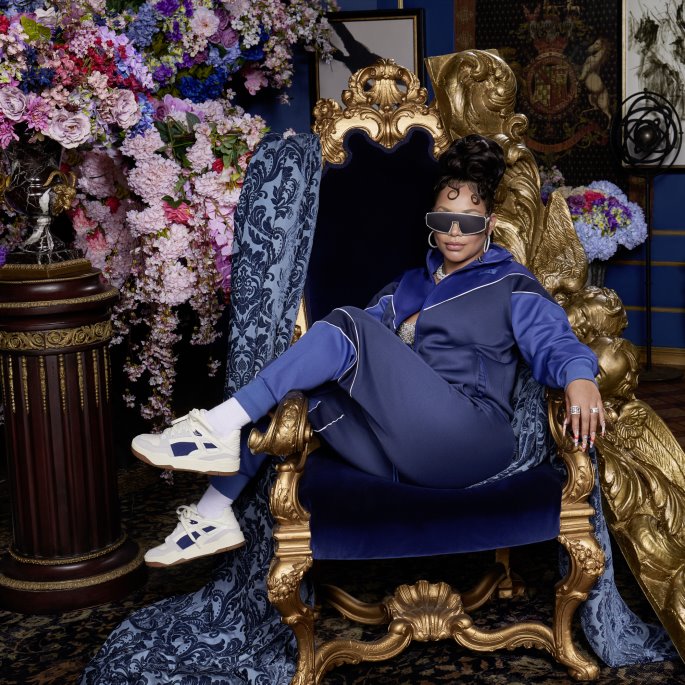 Puma På Tilbud X Lauren London Slipstream Joggesko Dame Vanilla Ice-estate Blå
